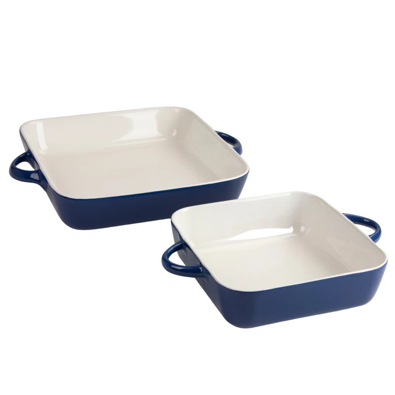Sienna Square 10" and 8" Stoneware Bakeware Set | Wayfair North America