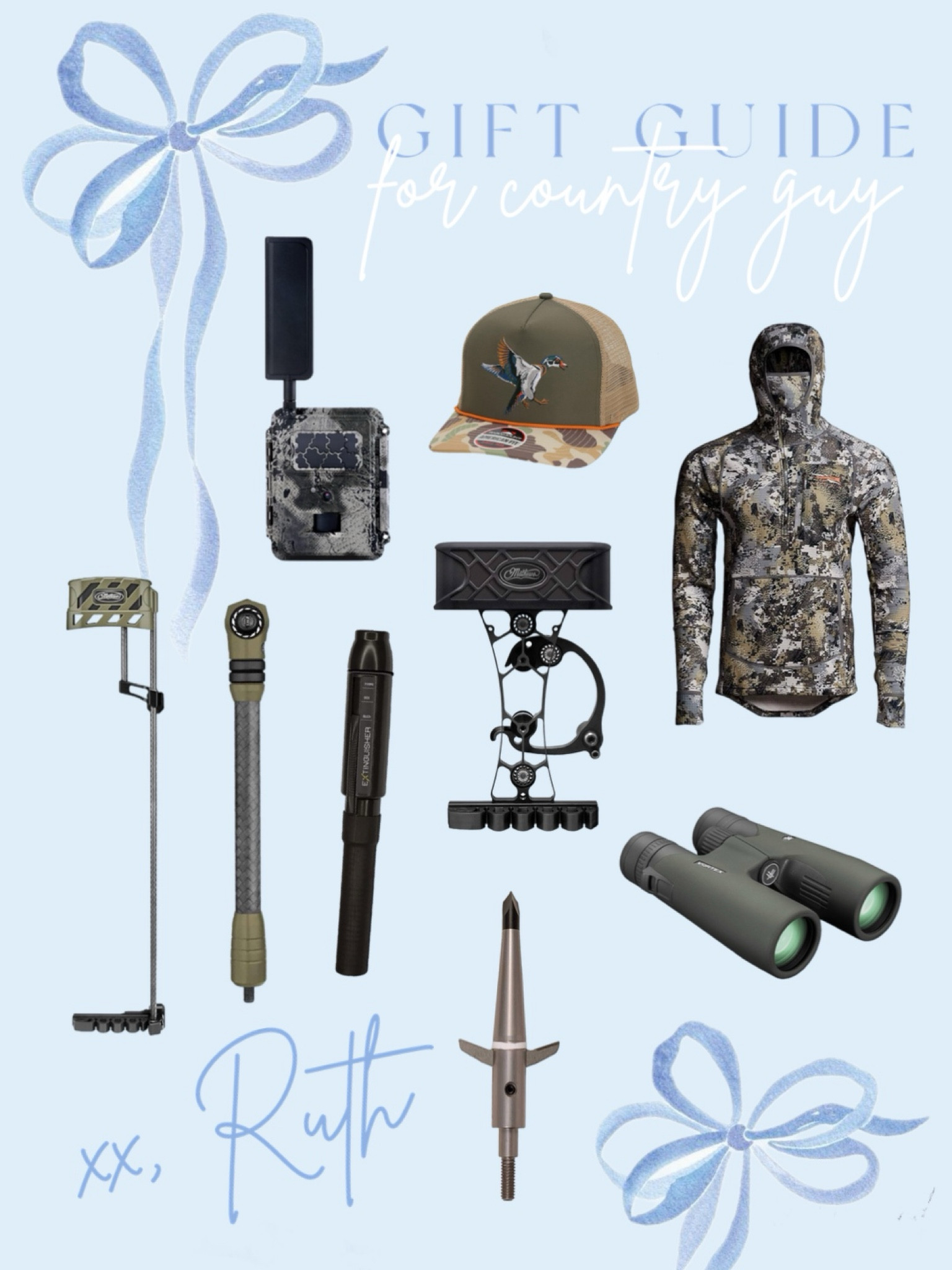 Gift Ideas for the guy that likes to hunt 

Gifts for him | gift guide for him | gift ideas | country gifts | 

#LTKGiftGuide #LTKHoliday #LTKSeasonal