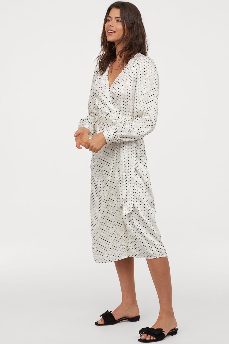 Calf-length Wrap Dress | H&M (US + CA)