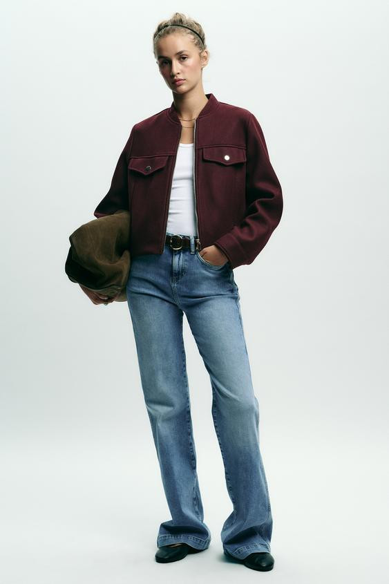 CROPPED SOFT JACKET | Zara US