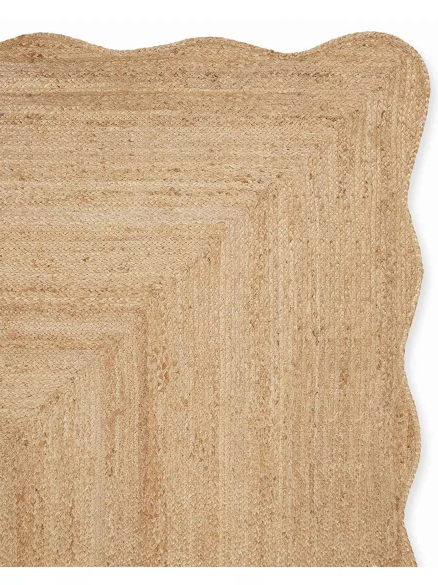 Scallop Jute Rug | Serena and Lily