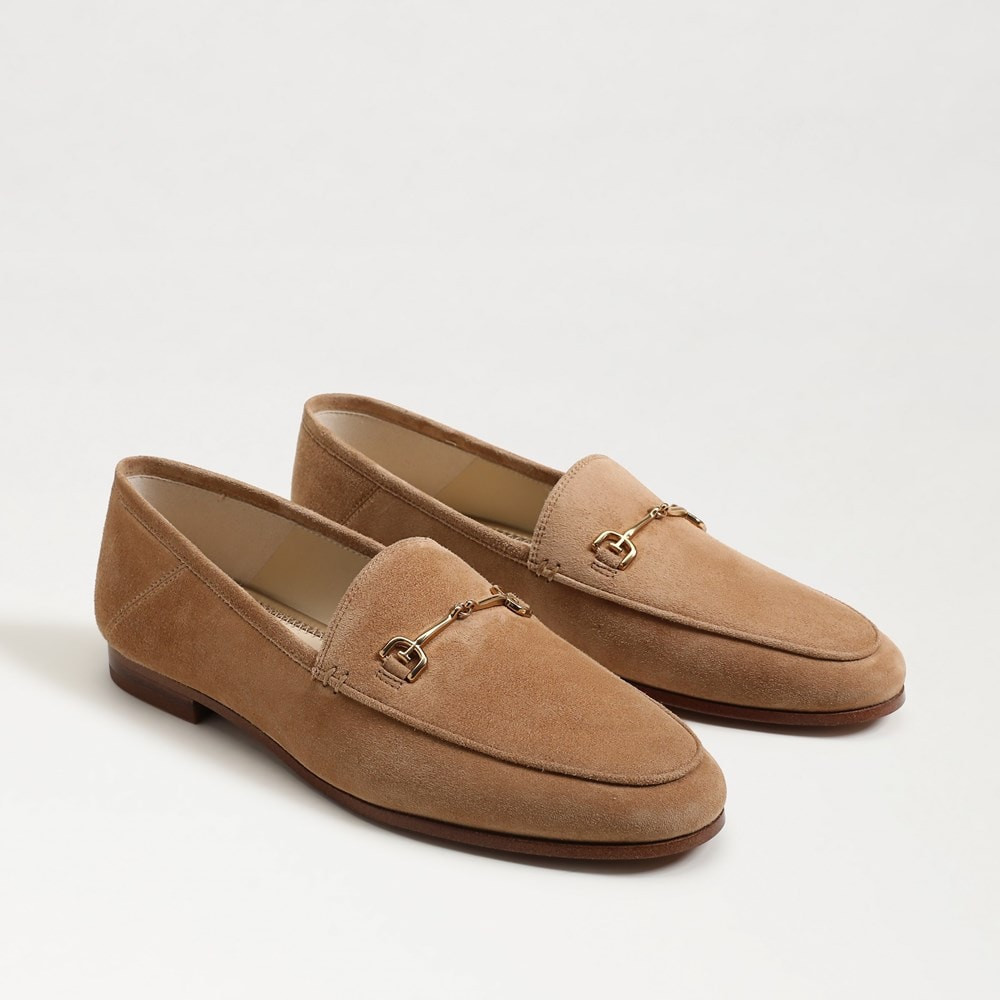 Sam Edelman Loraine Bit Loafer Cyprus Tan Suede 11.0 | Sam Edelman CA