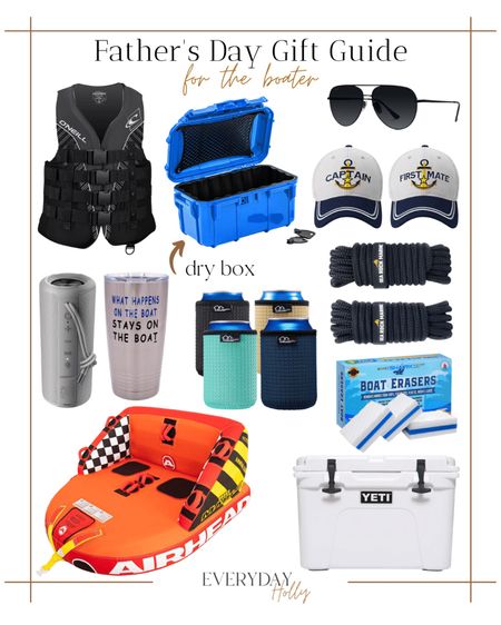 Father’s Day Gifts for the Boating Men in your life!! 
Get more Father’s Day gift inspo here: www.everydayholly.com

boating  boat essentials  coolers  koozies  yeti coolers  yeti boating tube  storage must haves  fathers day gifts

#LTKGiftGuide #LTKmens