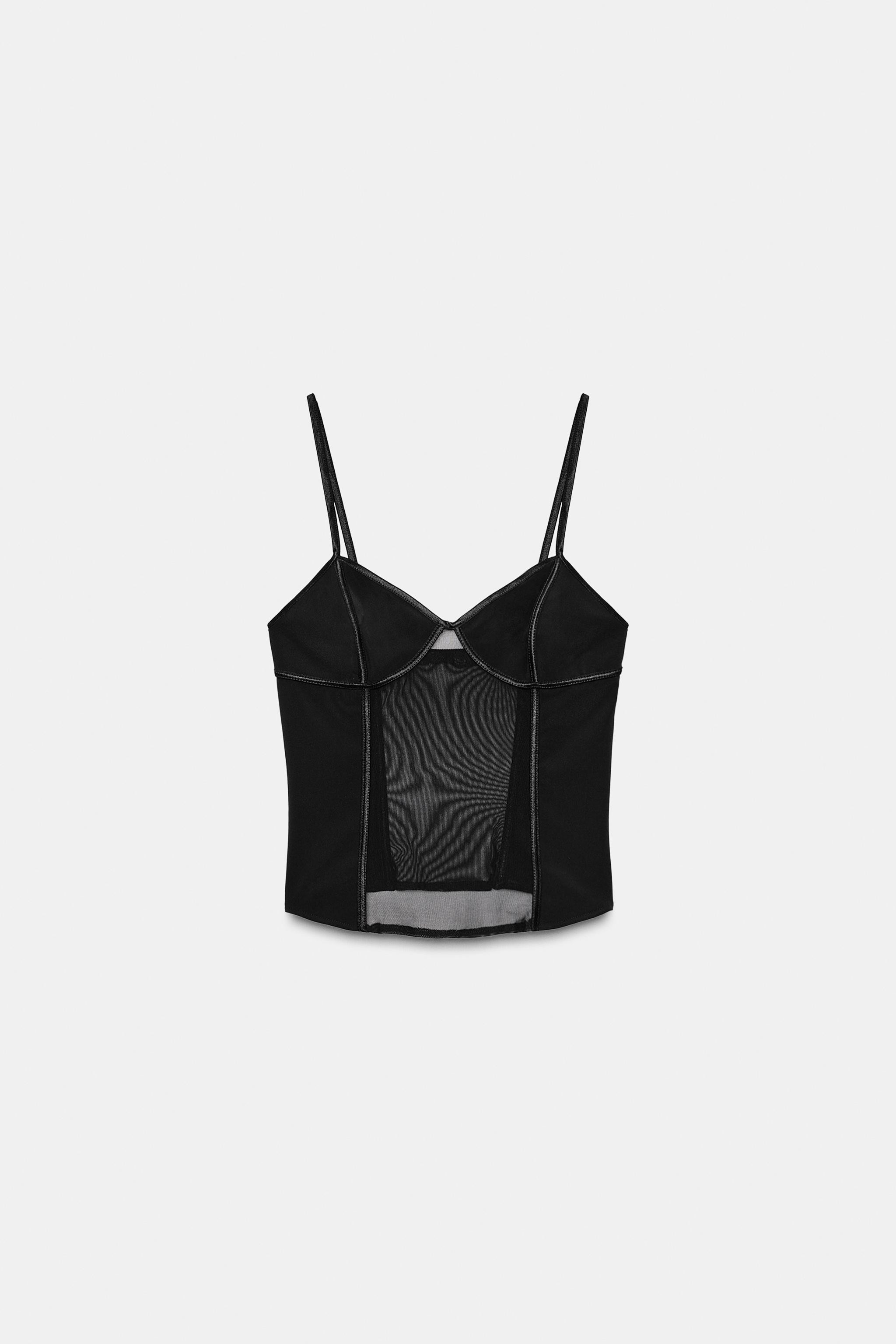CORSET WITH MATCHING TULLE | Zara UK