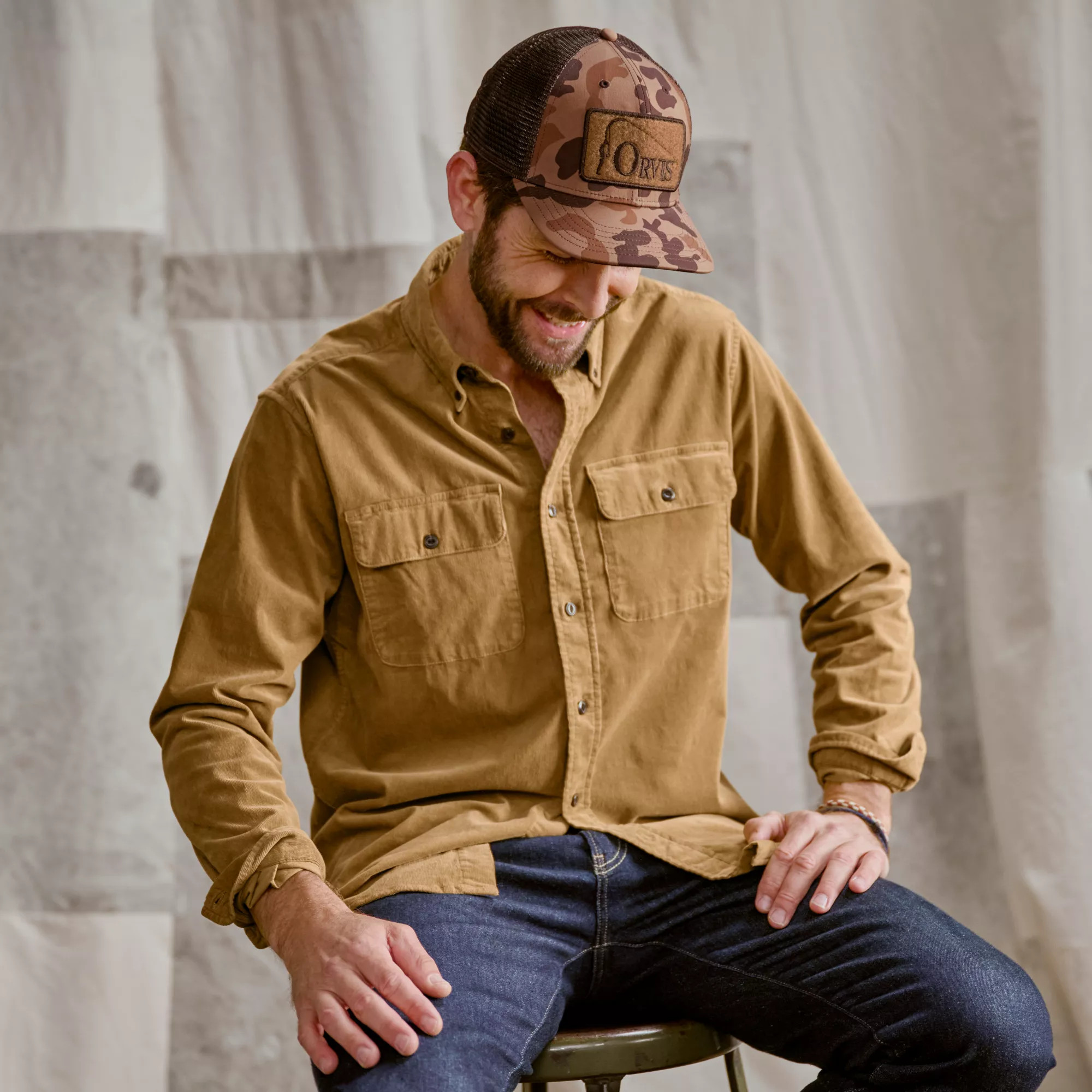 Corduroy Long-Sleeved Shirt | Orvis (US)