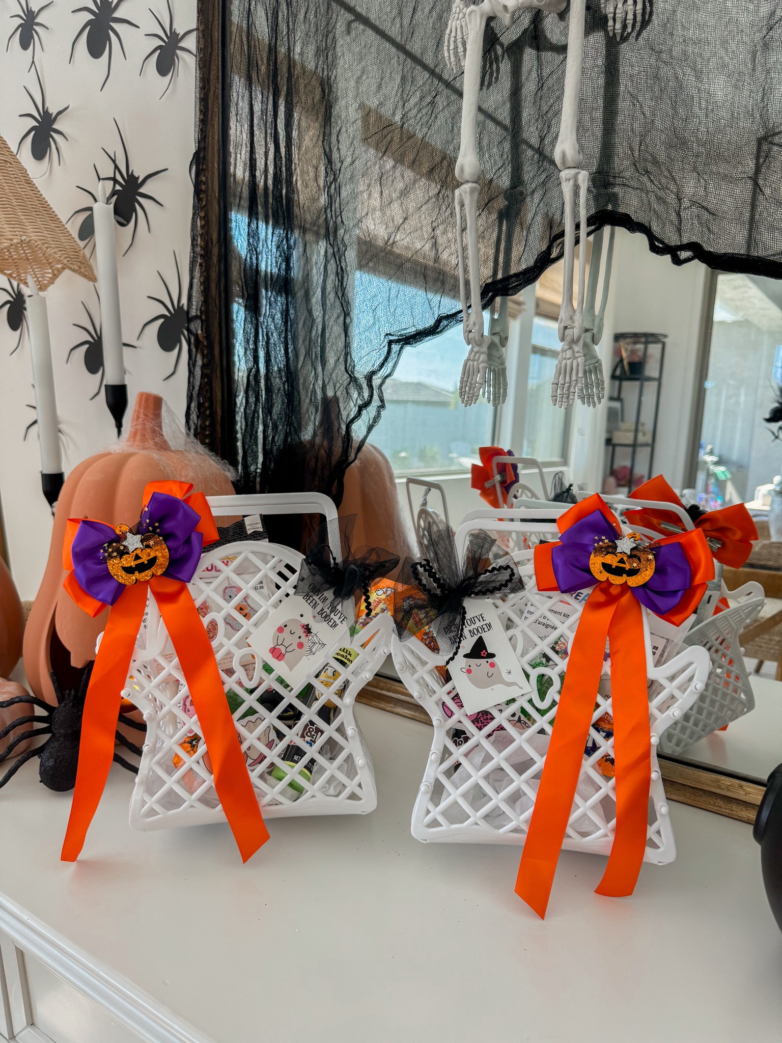 Boo basket time! I love how these turned out for our neighbor girls 😍 

#LTKHalloween #LTKSeasonal