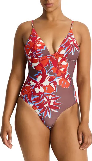 Triangle One-Piece Swimsuit | Nordstrom