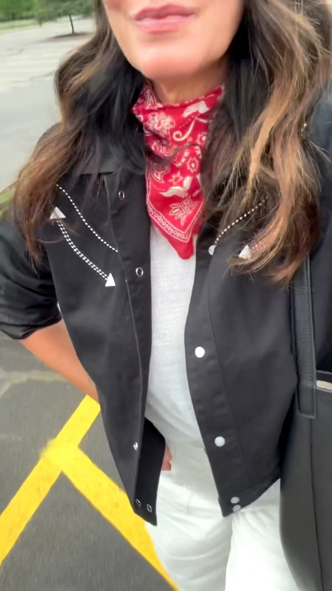 Wearing medium in jacket (also available in red!!) 
It’s reversible if you want to show off the beautiful horse pattern silk lining! 
Every jeans so comfy 
Barrel cut leg

#LTKdayinmylife #LTKSaleAlert #LTKOver40