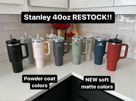 Drop on so many new @stanley colors! The new soft matte are so awesome! And the colors are gorgeous!! #ad

Gift guide, gift for her, gift for him, tailgating 



#LTKHoliday #LTKhome #LTKGiftGuide