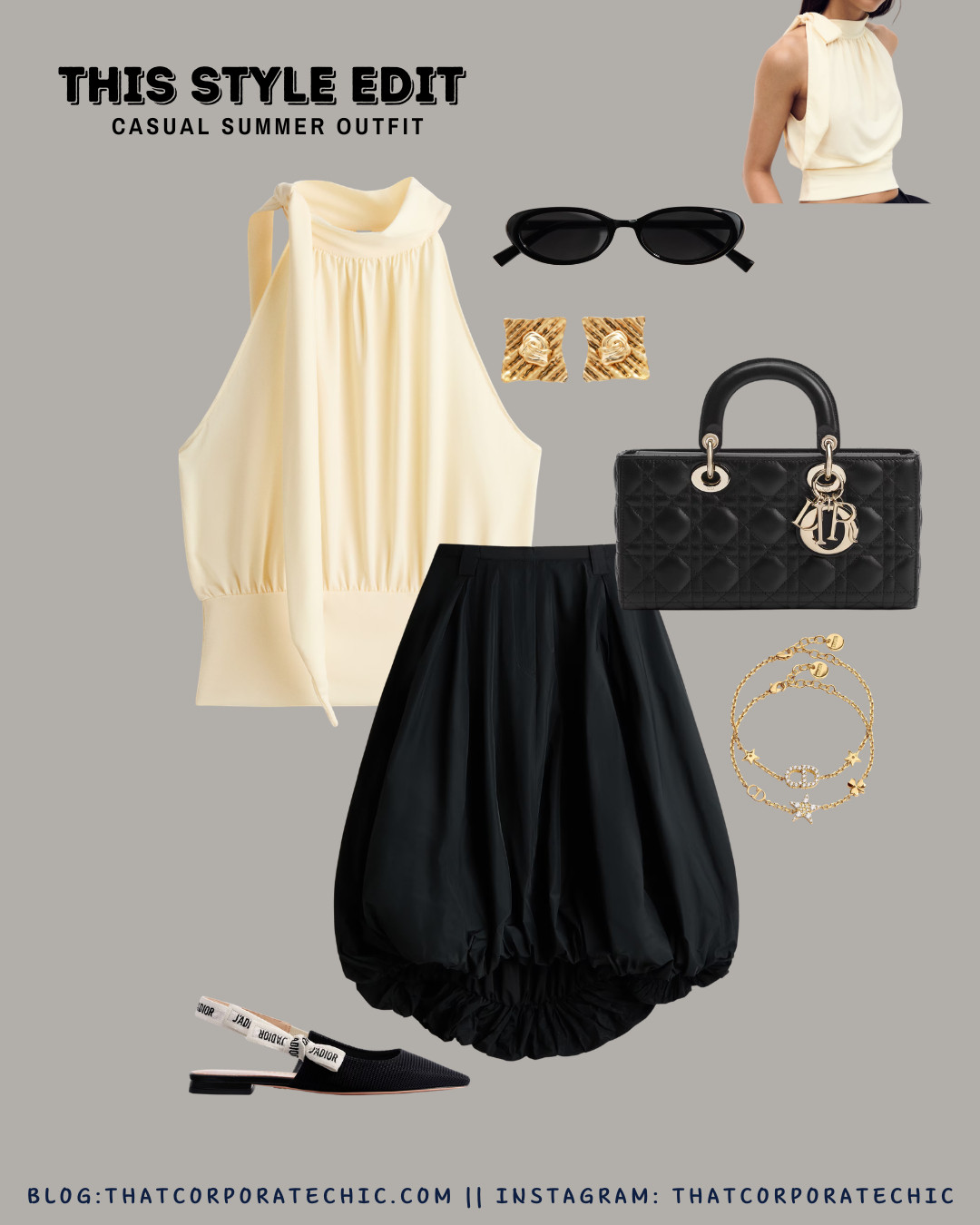 Elevated Casual Summer Outfit Ideas - How to style balloon skirt + yellow sleeveless blouse + slingback flats.













casual summer outfits, elevated style, chic summer fashion, summer wardrobe inspiration, classy casual outfits, effortless dressing, minimalist fashion, quiet luxury style, summer capsule wardrobe, colourful summer style, thatcorporatechic

#LTKsummer #LTKeurope #LTKstyletip