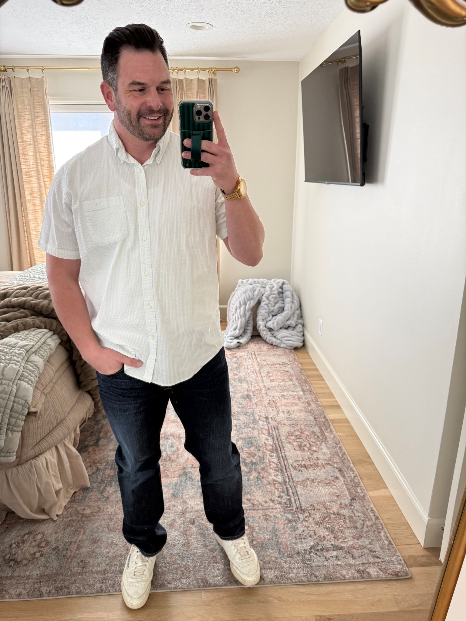 Feeling good in today’s OOTD!

Men’ Fashion, Spring Style, Wardrobe Staples 

#LTKspring #LTKMens #LTKootd