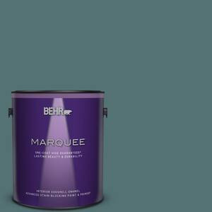 BEHR MARQUEE 1 gal. #PPU13-02 Juniper Berries One-Coat Hide Eggshell Enamel Interior Paint & Prim... | The Home Depot