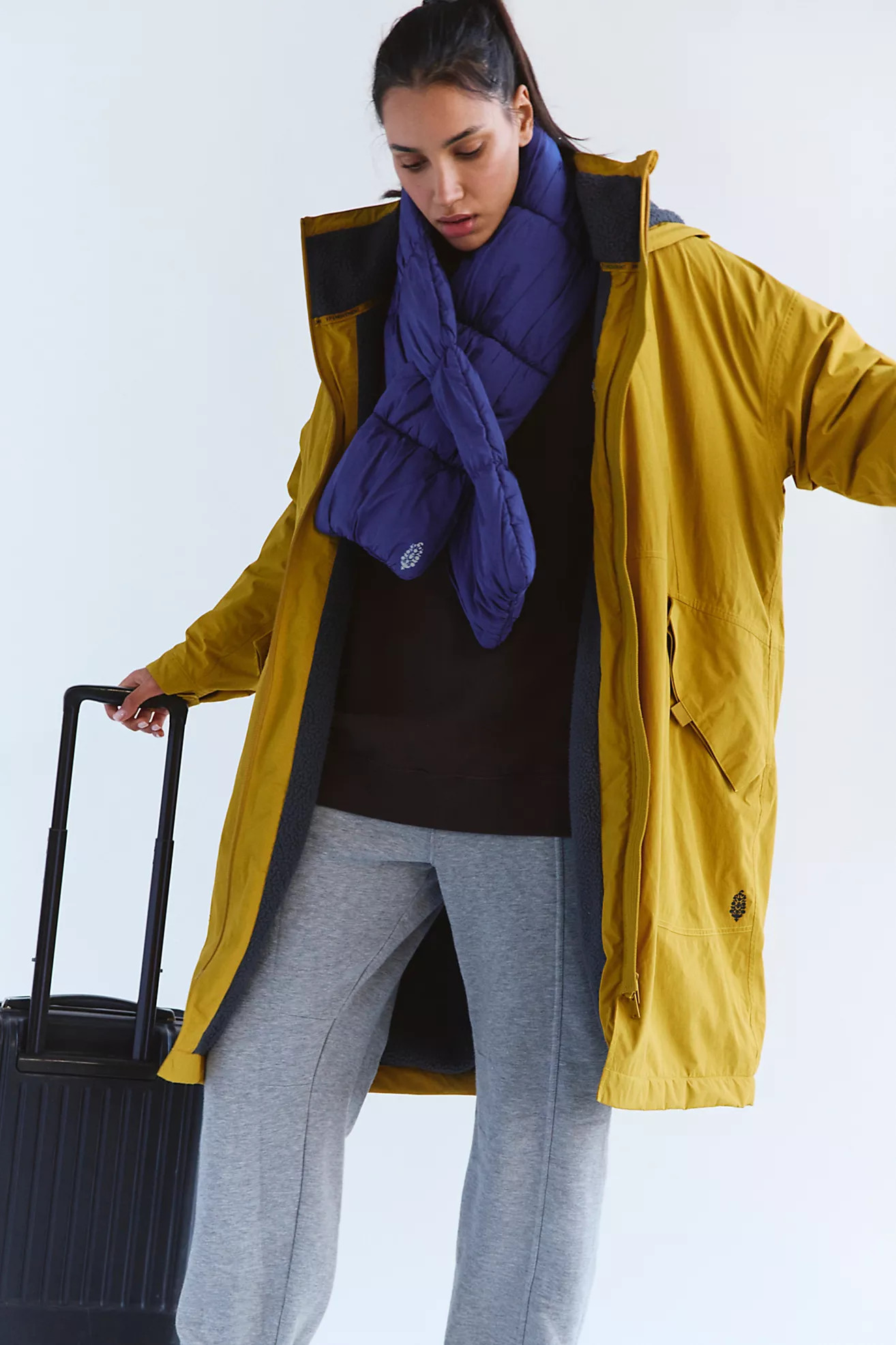 Outbound Waterproof Fleece-Lined Long Parka | Free People (Global - UK&FR Excluded)