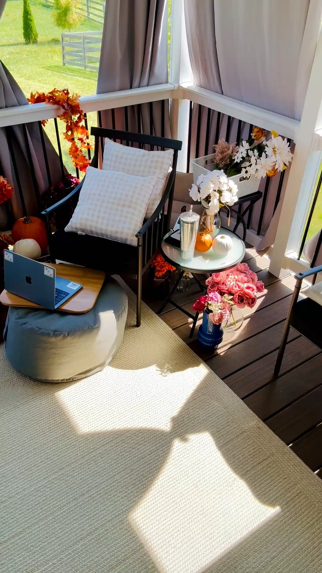 Romanticizing My Work-From-Home Space 🍂✨

Proof that your little work corner can be functional and pretty. 💻☕️🌸

I’ve been making my everyday spaces feel more intentional — flowers, cozy textures, seasonal touches and a pretty cup make sitting down to work feel completely different.

A little fall refresh without changing the whole room. 🤎

Linking the cozy finds and little details that help create the look.

#LTKHome #HomeOffice #FallDecor #CozyHome #WorkFromHome

#LTKselfcare #LTKstorytime #LTKdayinmylife
