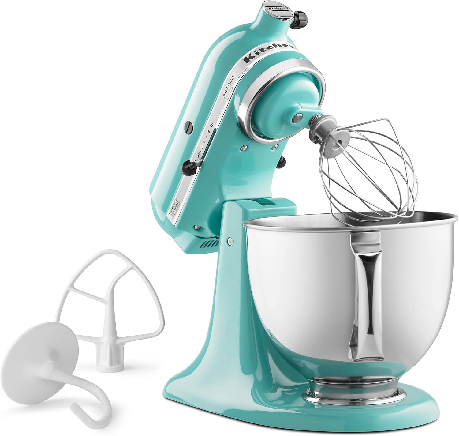 KitchenAid Artisan Series 5 Quart Tilt Head Stand Mixer with Pouring Shield KSM150PS, Removable b... | Amazon (US)