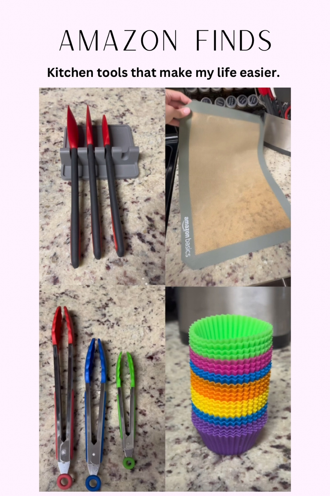 Perfect silicone kitchen products that helped me keep my kitchen clean and my coated cook wear scratch free.  

#LTKSale #LTKunder50 #LTKhome