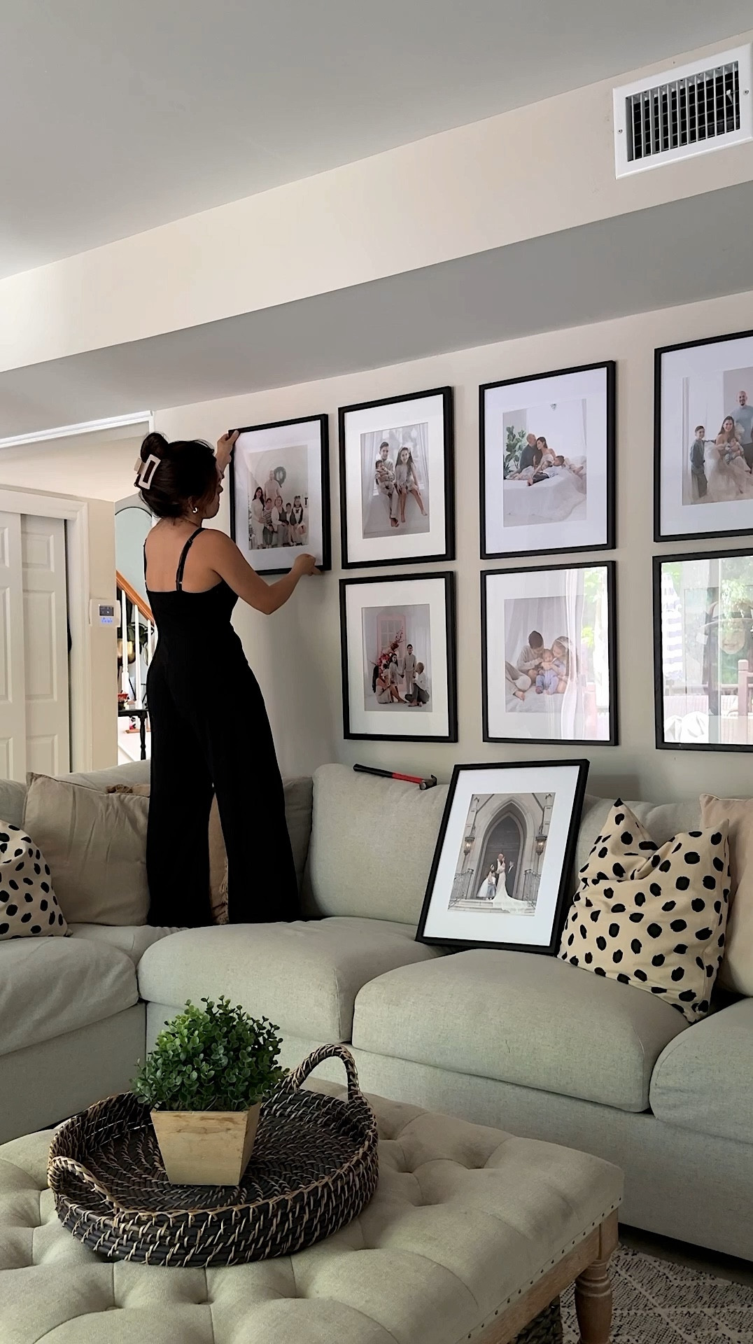 THIS is your sign to create that gallery wall youve been thinking of! Heres family room gallery wall of our favorite photos🎞️

#LTKFindsUnder50 #LTKHome