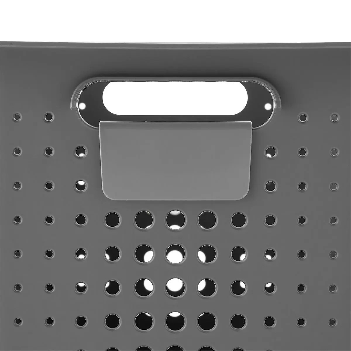 Nordic Basket Tag Light Grey Pkg/2 | The Container Store