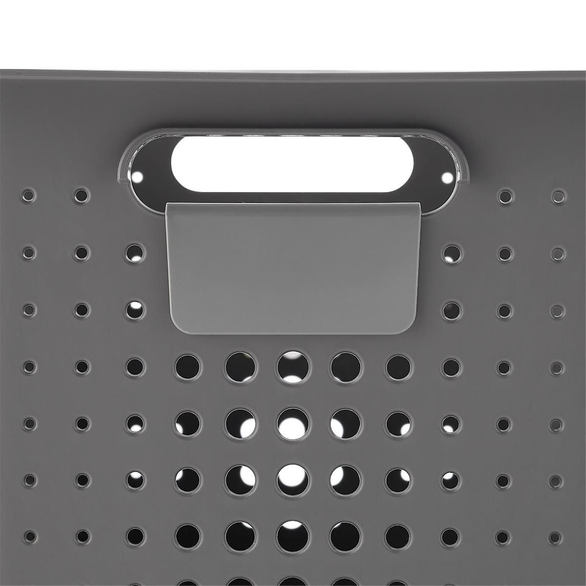 Nordic Basket Tag Light Grey Pkg/2 | The Container Store