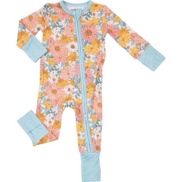 Groovy Garden 2-Way Ruffle Back Zipper Romper | Maisonette