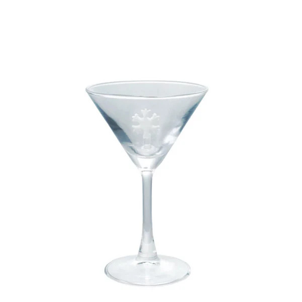 Snowflake Icon Martini Glass | Waiting On Martha Home
