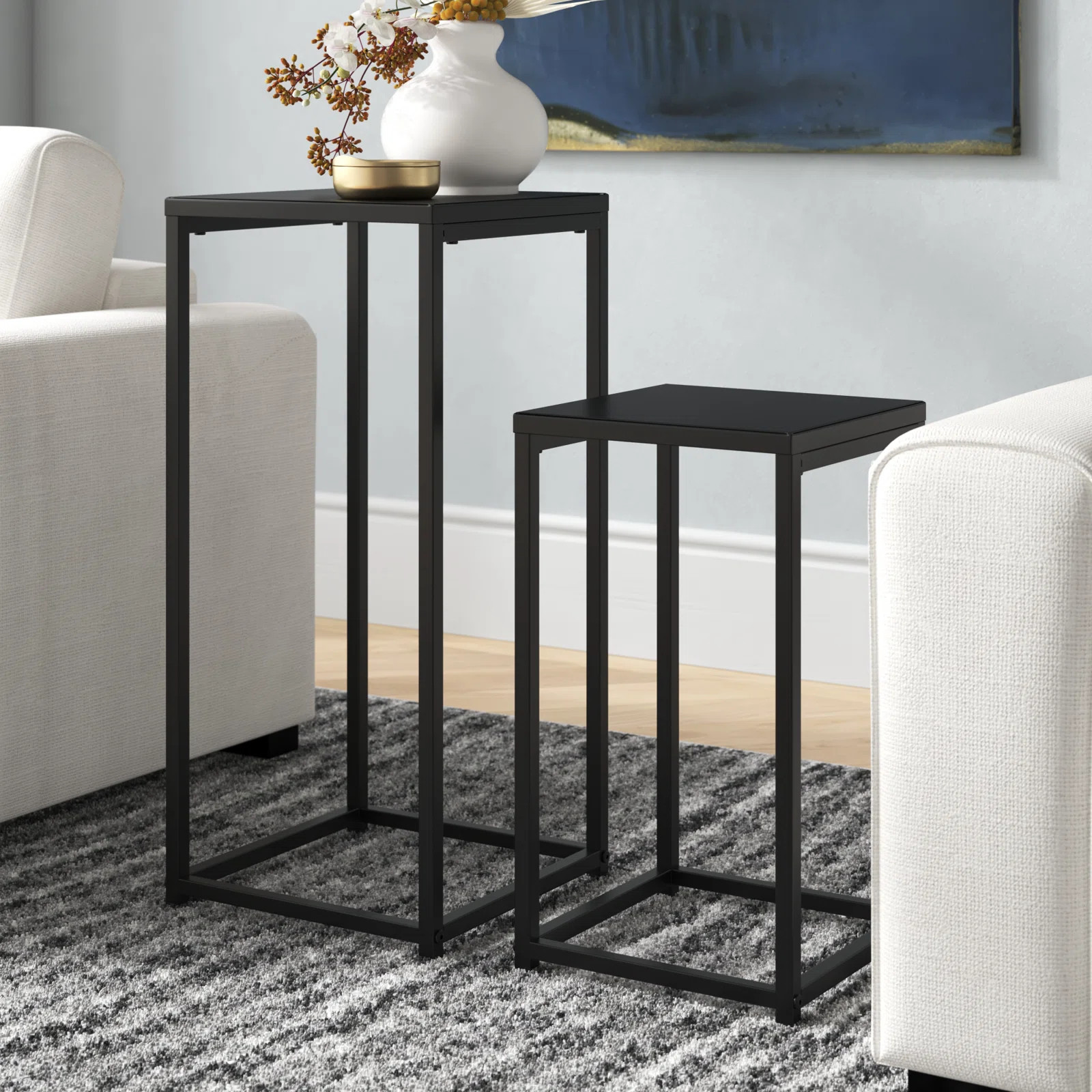 Kaukauna 29.13'' Tall Frame Nesting Tables | Wayfair North America