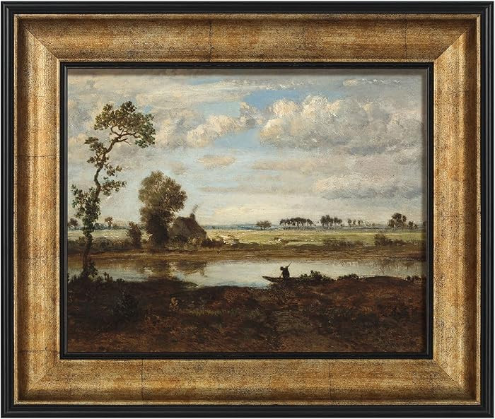 FOLKOR Picture Frame Framed Canvas Wall Art for Living Room Vintage Decor, Wall Art Decor Rustic ... | Amazon (CA)