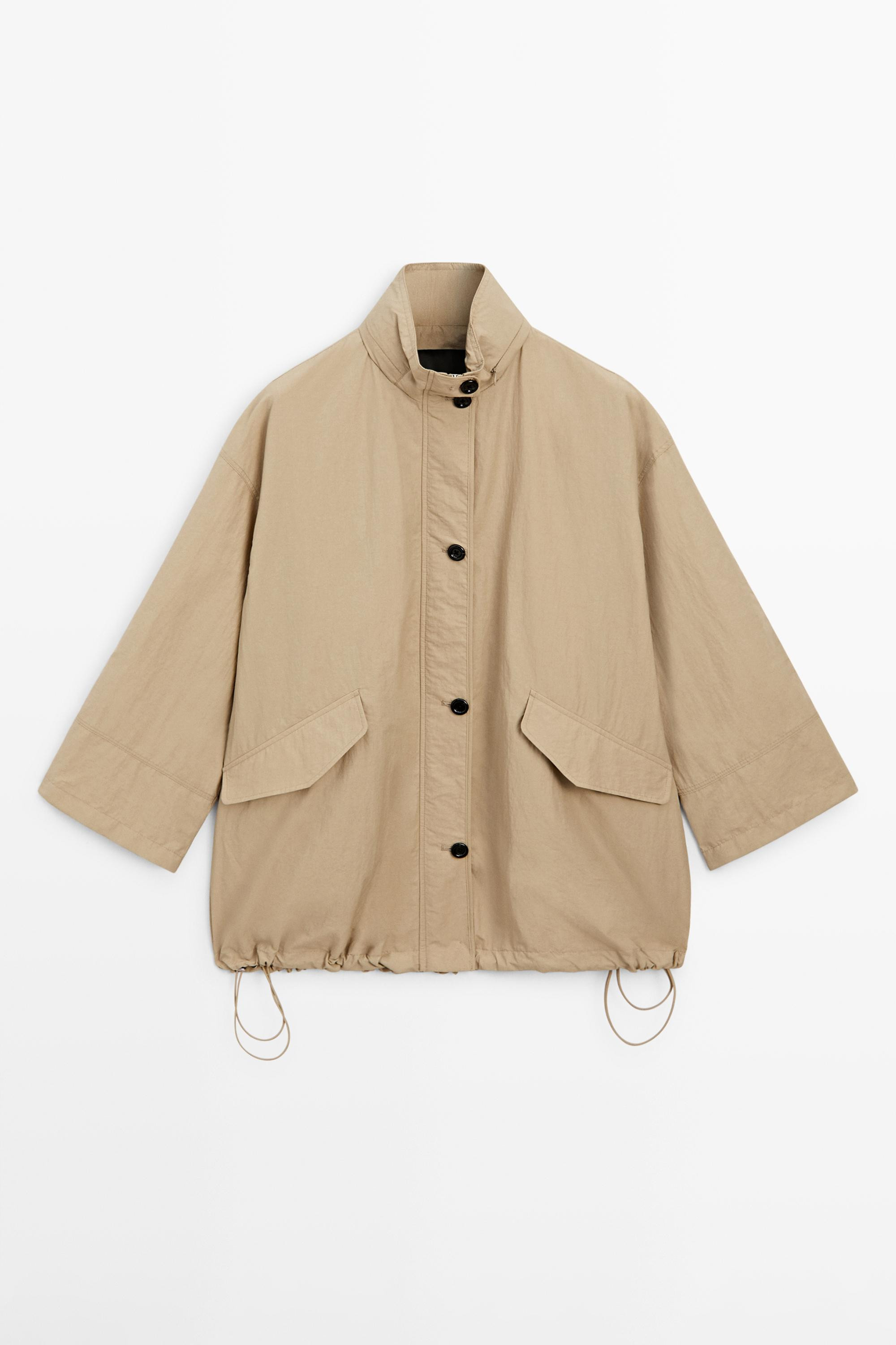 Puff parka with hood detail | Massimo Dutti UK