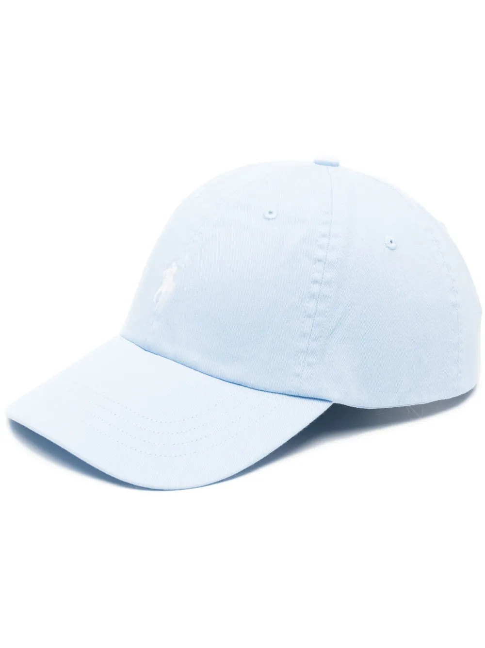 Polo Ralph Lauren embroidered-logo Cotton Cap | Blue | FARFETCH | Farfetch Global