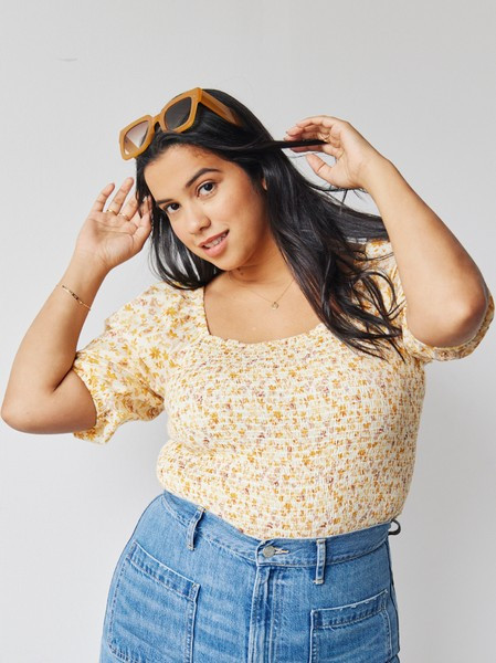 Erna Smocked Blouse | ABLE