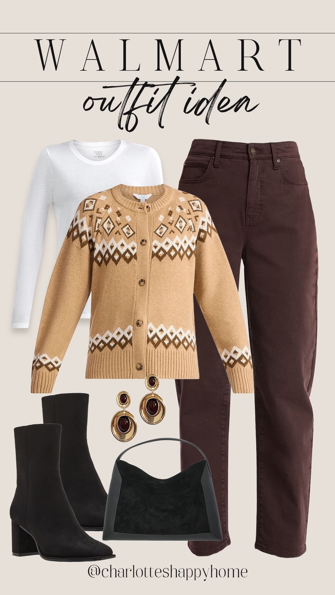 The perfect fall outfit idea!

#fallstyle

Fall style. Trendy fall style. Walmart fashion. Walmart fall style. Walmart fair isle sweater. Walmart brown denim. Trendy fall boots. Affordable fall style  

#LTKFindsUnder100 #LTKStyleTip #LTKSeasonal