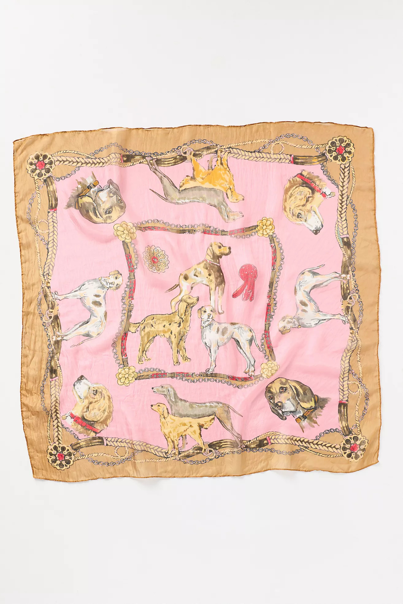 By Anthropologie Large Printed Silk Scarf | Anthropologie (US)