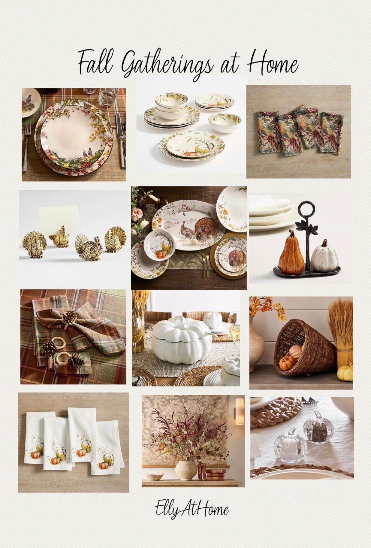 Thanksgiving, fall gatherings at home with dinnerware, table linens, accessories, candleholders, florals, glassware. Pottery Barn. 

#LTKFindsUnder50 #LTKSeasonal #LTKHome
