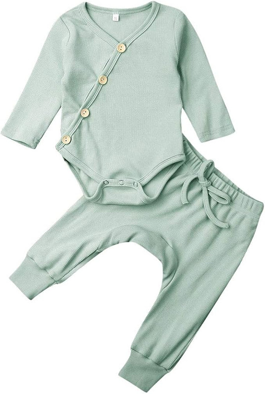 Unisex Baby Clothes Baby Girl Boy Kimono Bodysuit Short ...