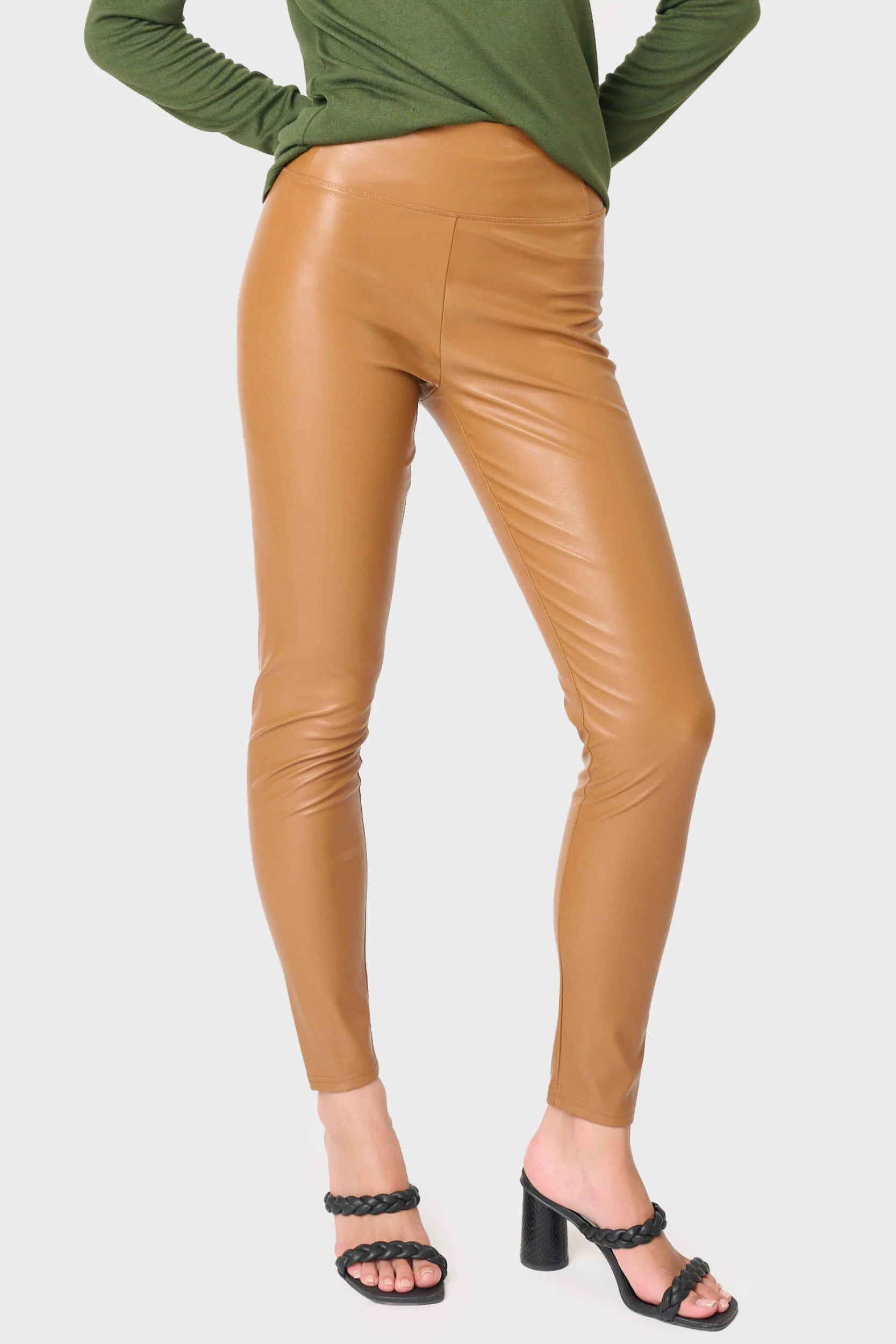 Essential Pleather Legging | Gibson
