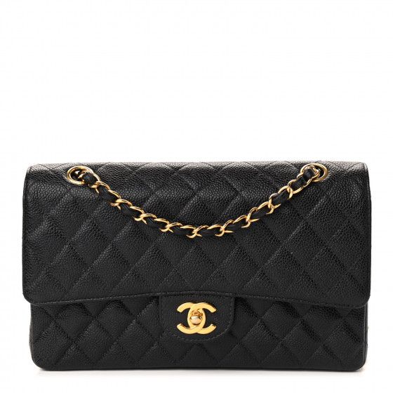 CHANEL

Caviar Quilted Medium Double Flap Black | Fashionphile