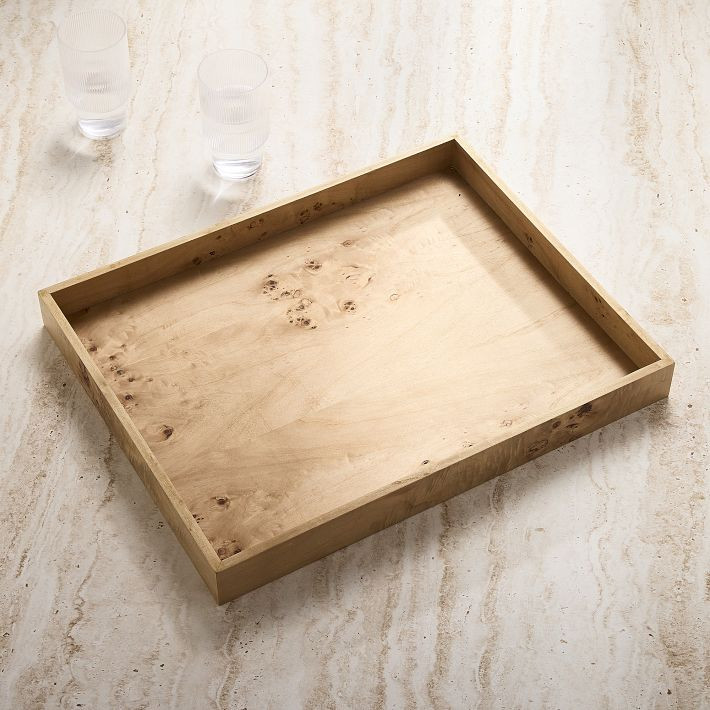 Eden Burled Wood Trays | West Elm (US)