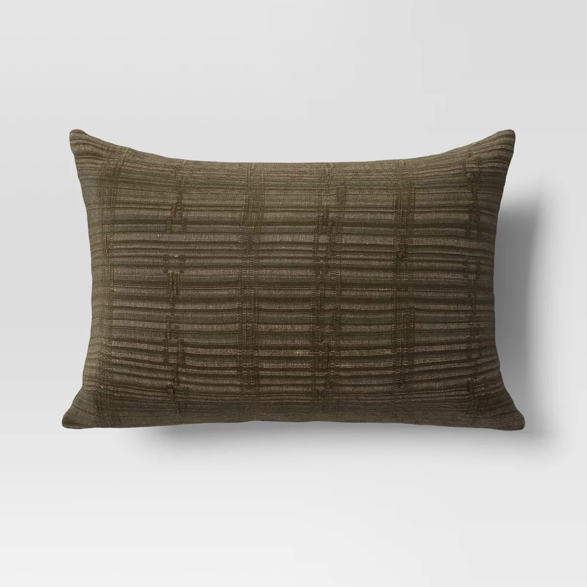 Cotton Dobby Striped Square Throw Pillow - Threshold™ | Target