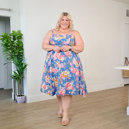 Is is even spring is we’re not wearing floral? 

#plussize #spring #dress

#LTKplussize