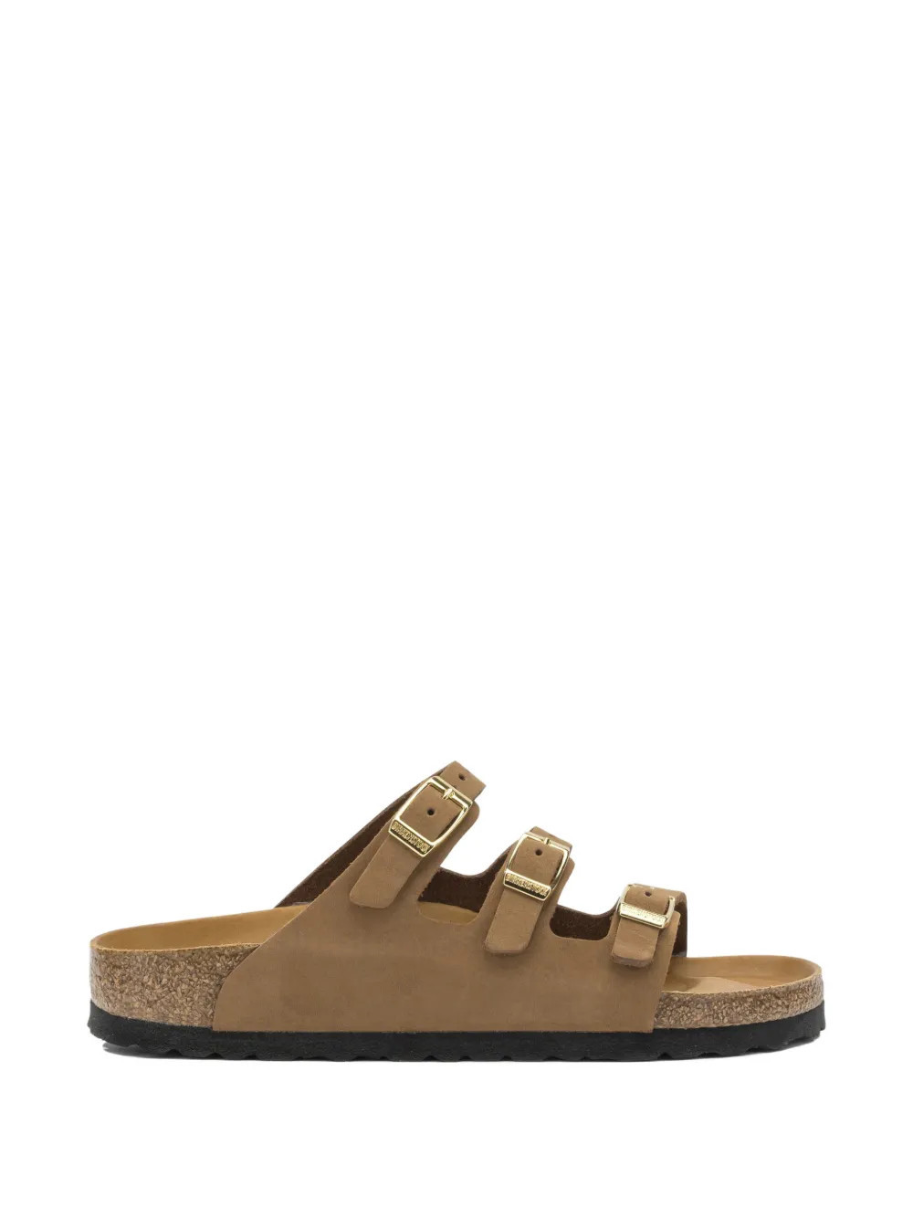 Birkenstock triple-strap buckle-fastening sandals - Neutrals | Farfetch Global