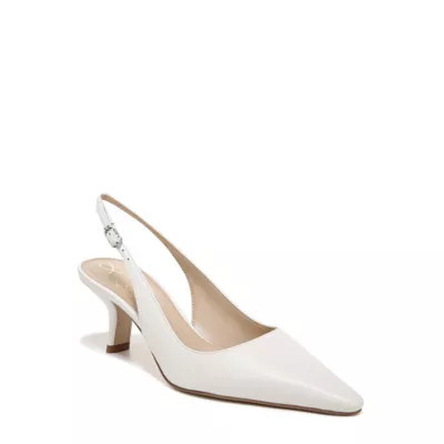 Sam Edelman Women's Bianka Sling Slingback, White, 10.5M | Belk
