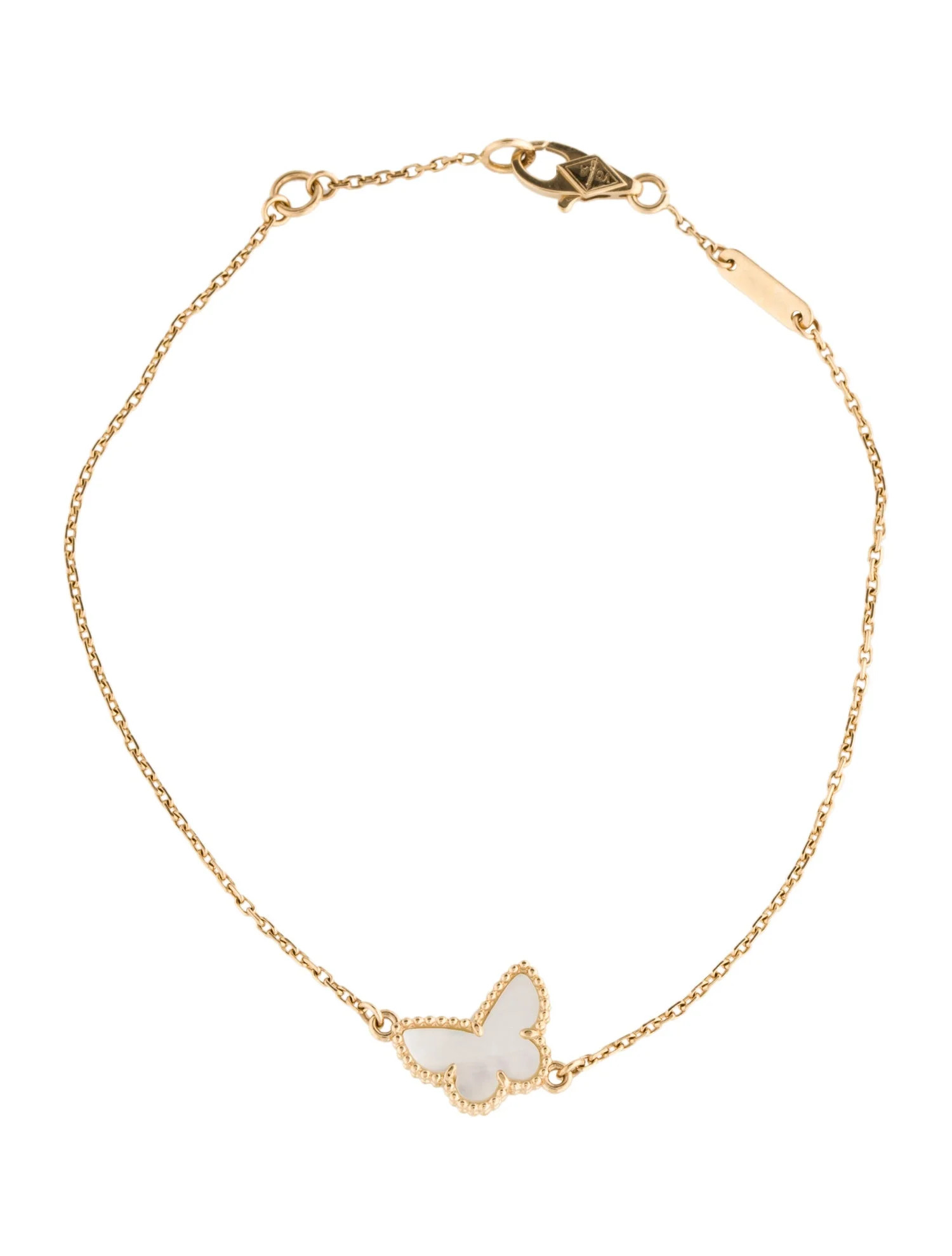 Mother of Pearl Sweet Butterflies Bracelet | The RealReal