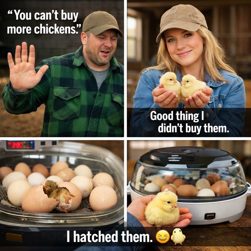 You can’t buy more chickens.”

Good thing I didn’t buy them.
I hatched them. 🐣😌

If you’ve got fertilized eggs, you’ve got options.

Linking my favorite incubators + hatch day essentials for chick season.

#LTKmomlife #LTKdayinmylife #LTKstorytime