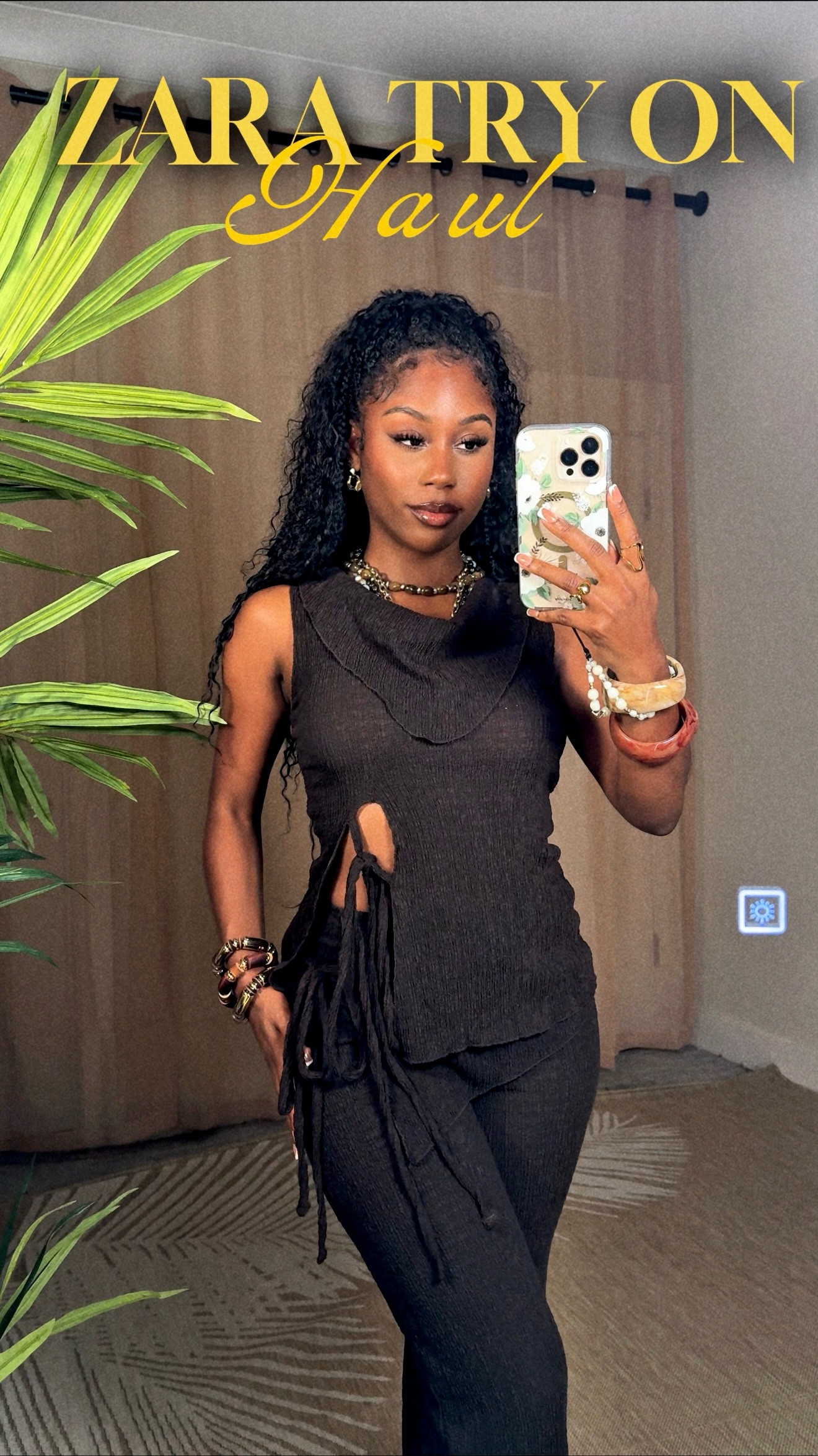 Zara Haul quick view 🤗 i have a
detailed try on for each look on my profile 🤗

My measurements:
28 waists
40 hips
35 bust
5'5 height

Terracotta top: XS
Terracotta bottom: S

Denim dress: M
(I’m a c cup and the top was too big)

Cream top: S
Cream bottom: M
(Both were too small on me and when i sized up it was too big) 

Black/brown top: M
Black/brown bottom: S

Pink top: S
Pink Bottom: S

Cream jumpsuit: M
(Very long) 

#LTKBeauty #LTKTravel #LTKStyleTip