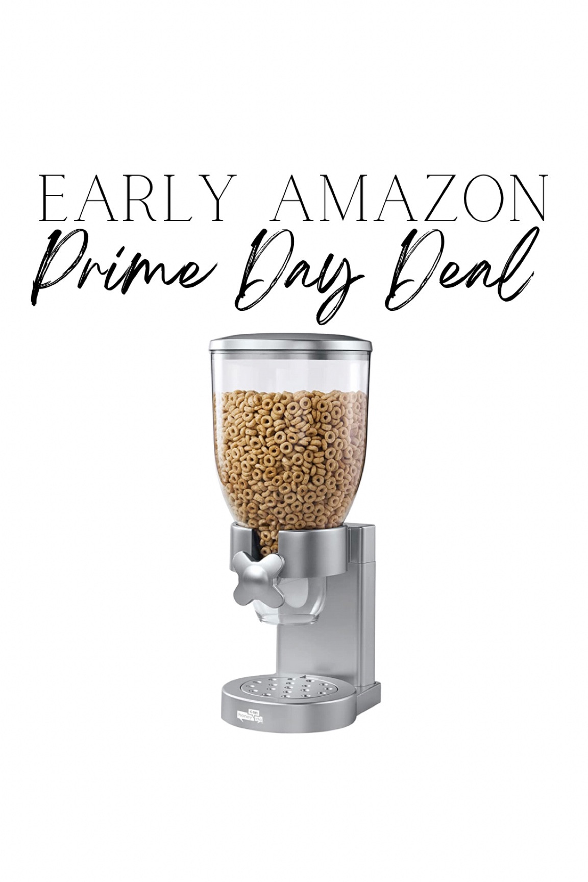 Early Amazon Prime Day deal. Dry food dispenser. Cereal dispenser. Kitchen organizer. Pantry organizer. 

#LTKsalealert #LTKunder50 #LTKxPrimeDay