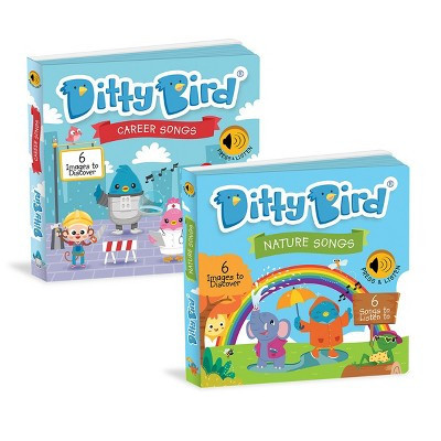 Ditty Bird Ditty Bird Nature and Career Song Books  -  Set of 2 | Target