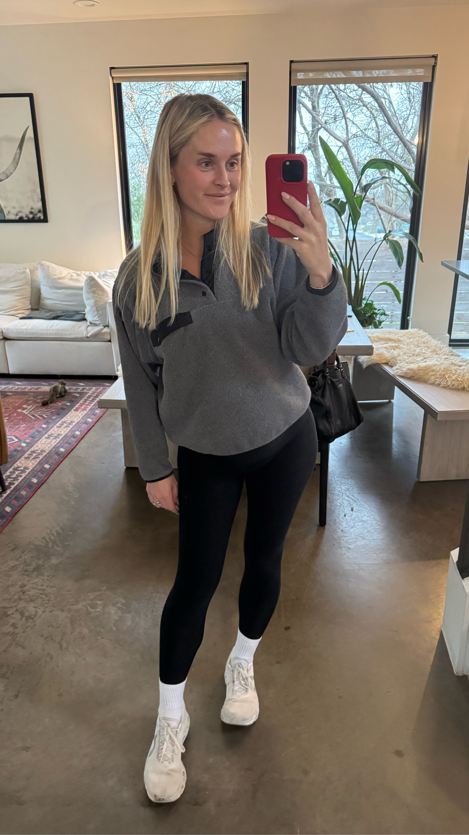 Bump-friendly (non-maternity) leggings! Wearing an XS

#LTKBump