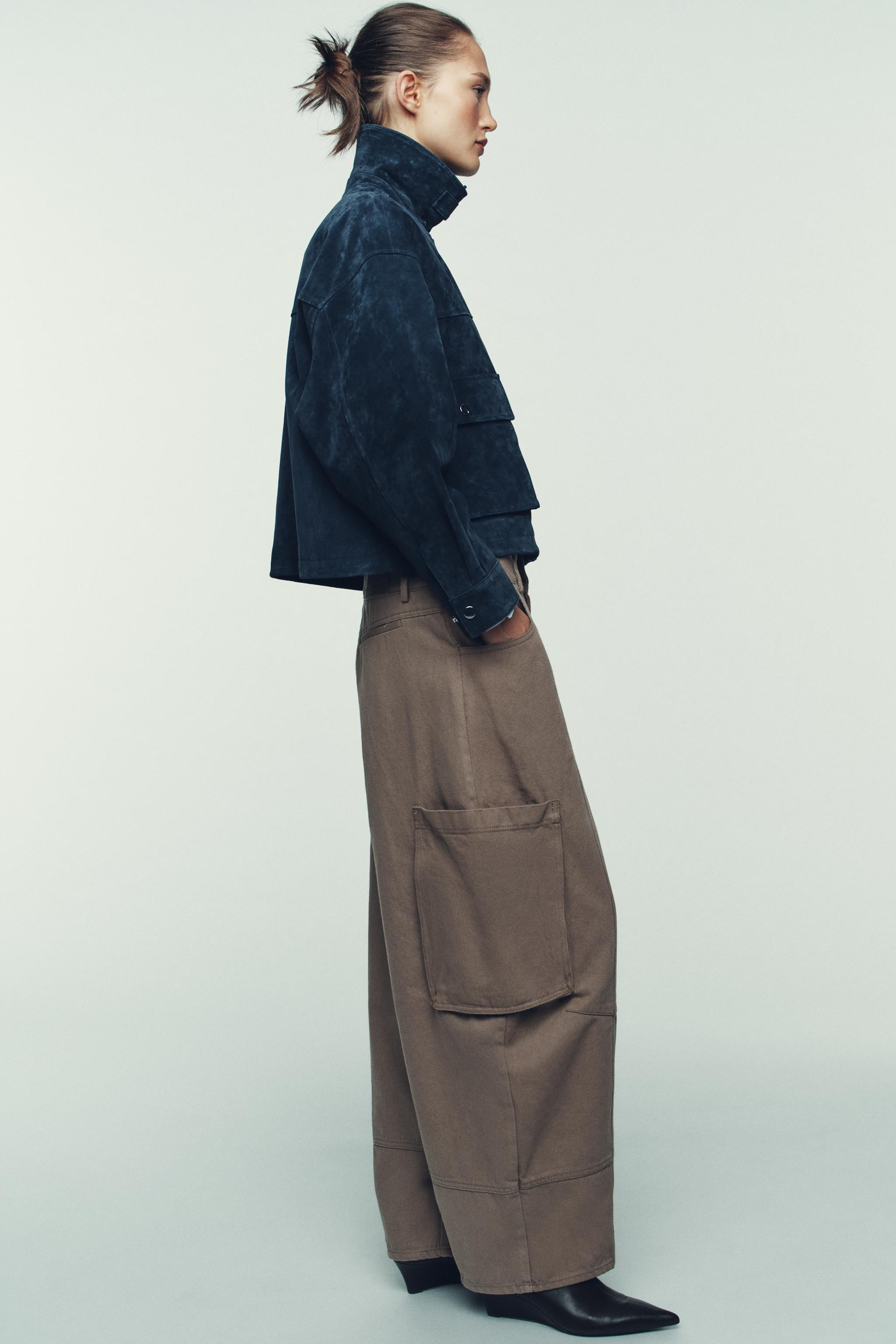 100% LEATHER BOMBER JACKET | Zara US