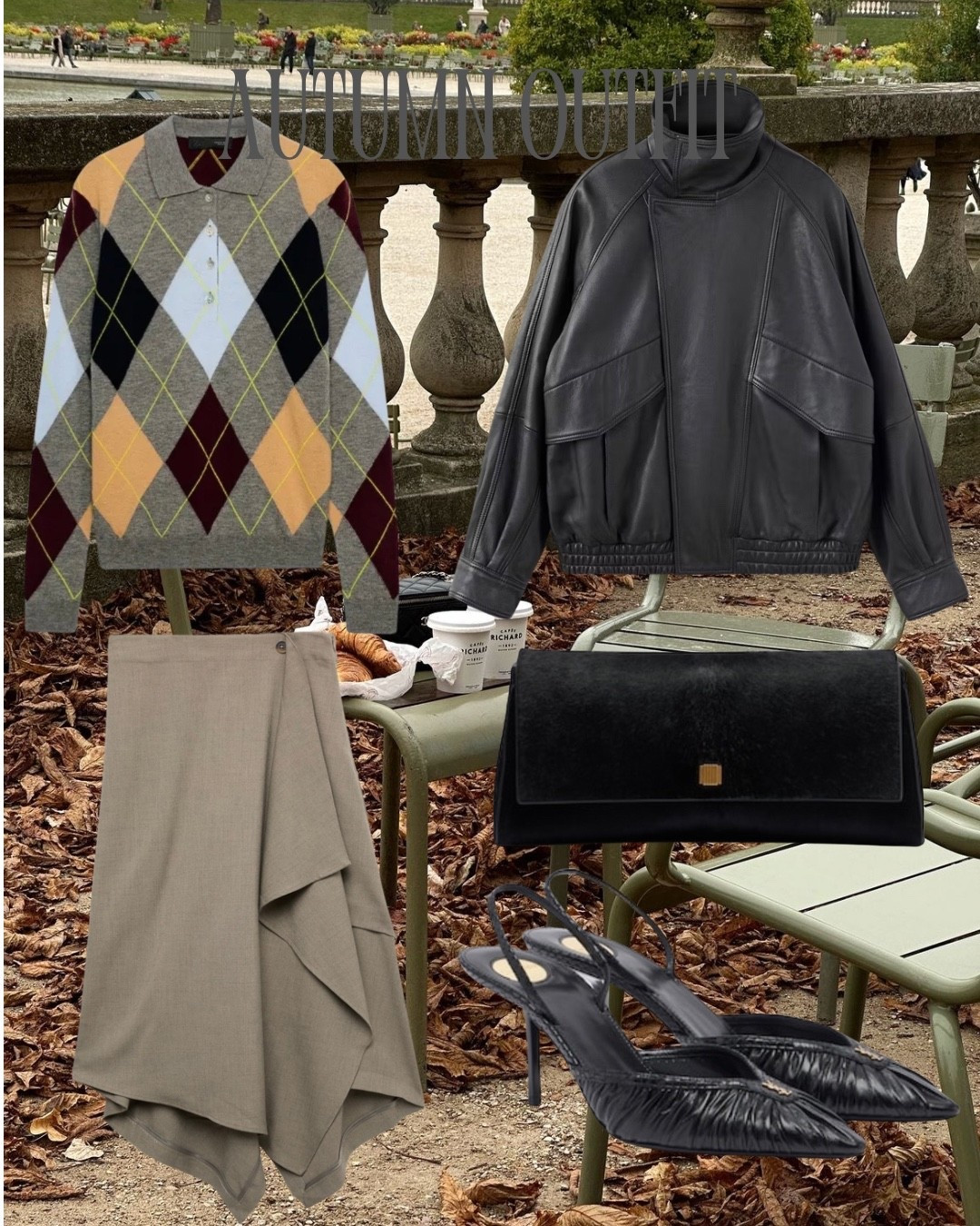 Midi skirt, marks and Spencer skirt, leather jacket, Khaite clutch. Ysl heels, Zara jumper

#LTKautumn #LTKFashionMonth #LTKeurope