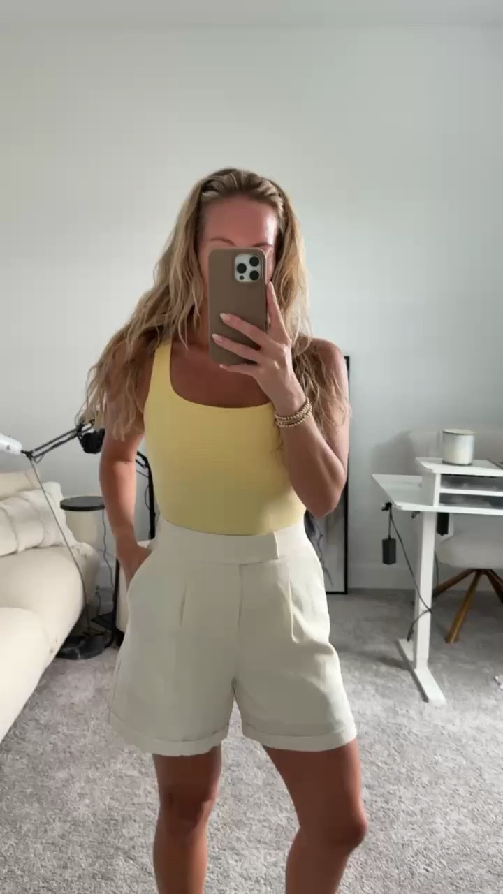 High waisted linen shorts with the Amazon tank. Grabbed the square neck tank this time in a few colors. 

Wearing small in both. 

Amazon fashion, casual ootd, elevated everyday outfits, spring style, summer style 

#LTKSaleAlert #LTKootd #LTKSeasonal